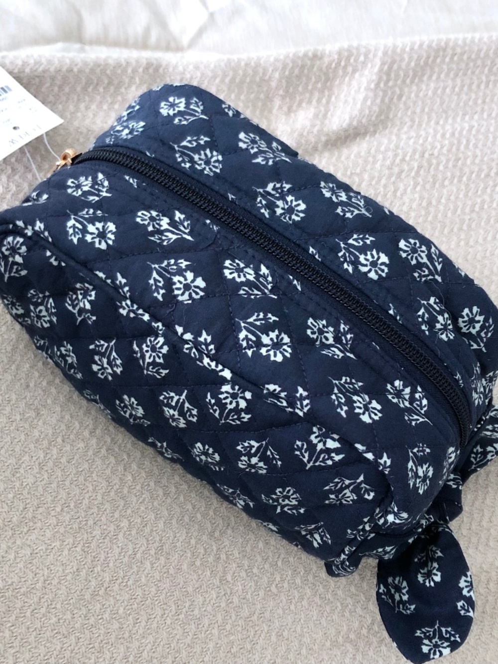 NWT J.Crew Factory Quilted Bow-handle Pouch